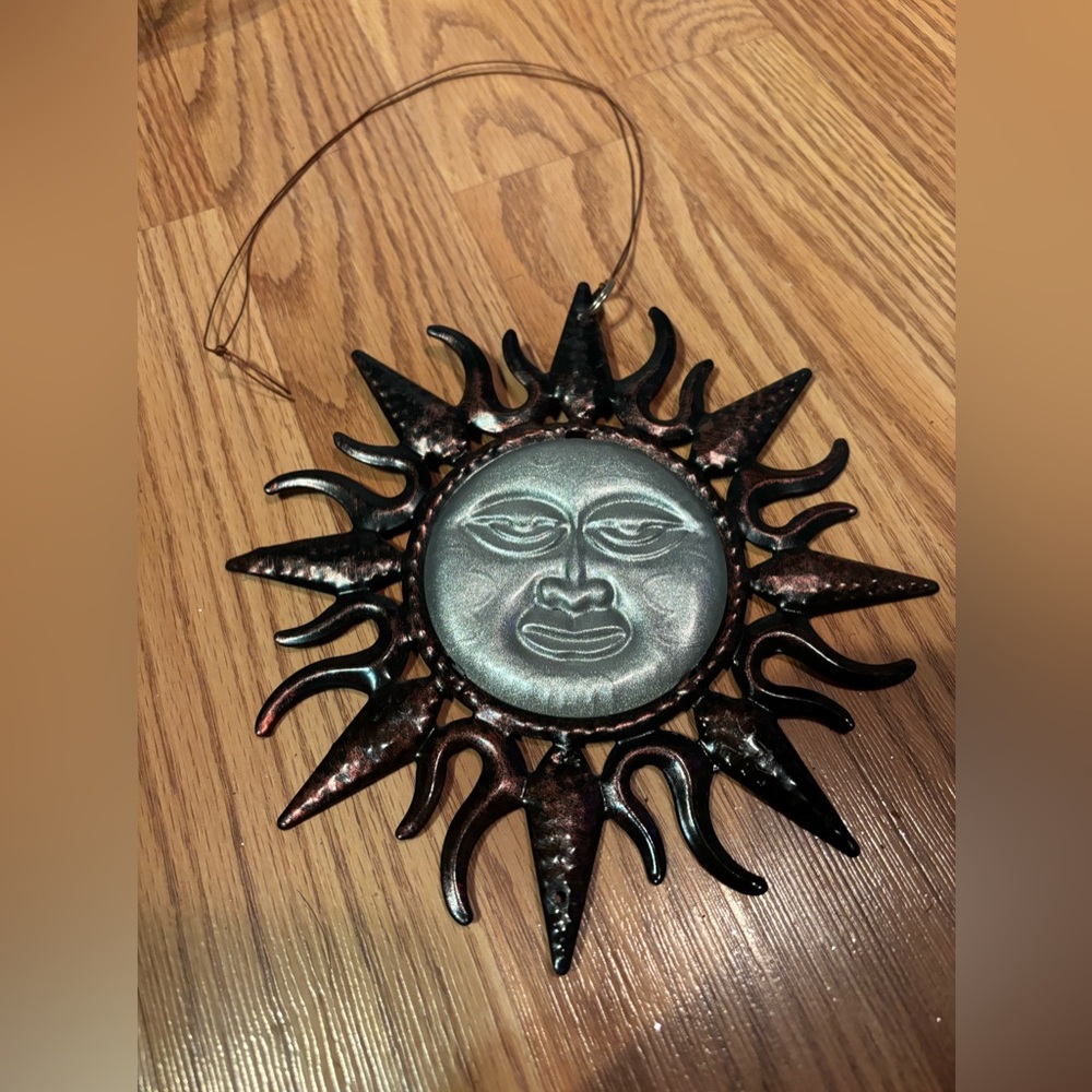 Tin Sun Ornament